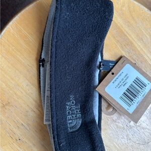 The North Face Gray and Black Fleece Headband